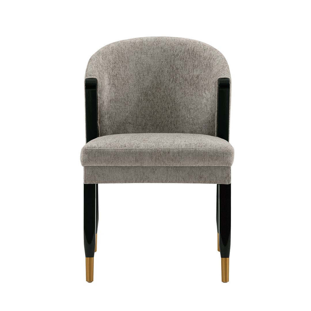 Manhattan Comfort Modern Ola Chenille Dining Chair - Stone|Chaise de salle à manger moderne Ola de Manhattan Comfort en chenille - pierre