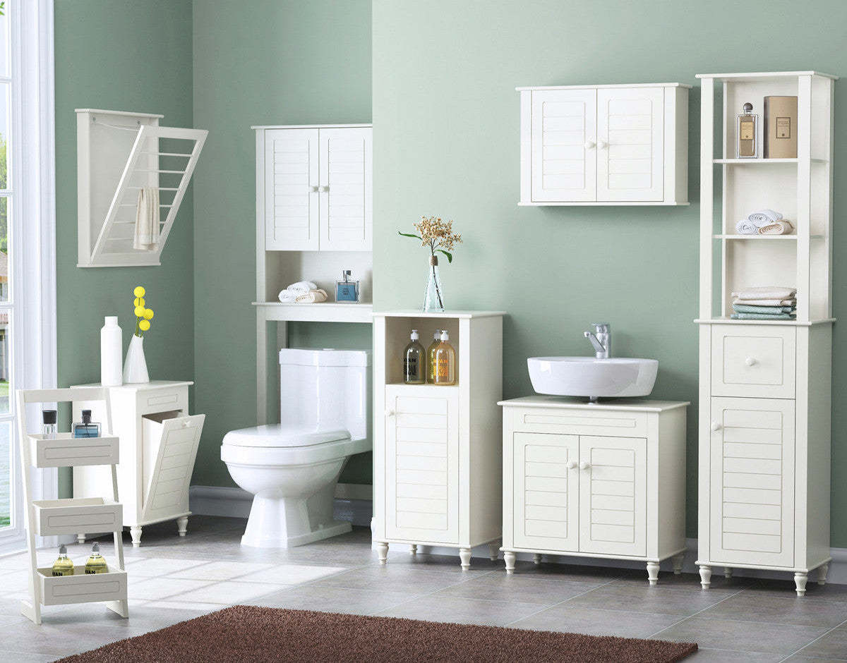 Signa I Storage Accent Cabinet - Blanc|Armoire décorative de rangement Signa I - blanche