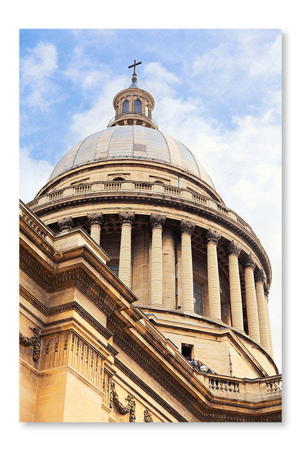 Pantheon Museum In Paris 16x24 Wall Art Frame And Fabric Panel| Pantheon Museum In Paris 16 po x 24 po : Cadre d'art mural et panneau de tissu|D44GBHKW