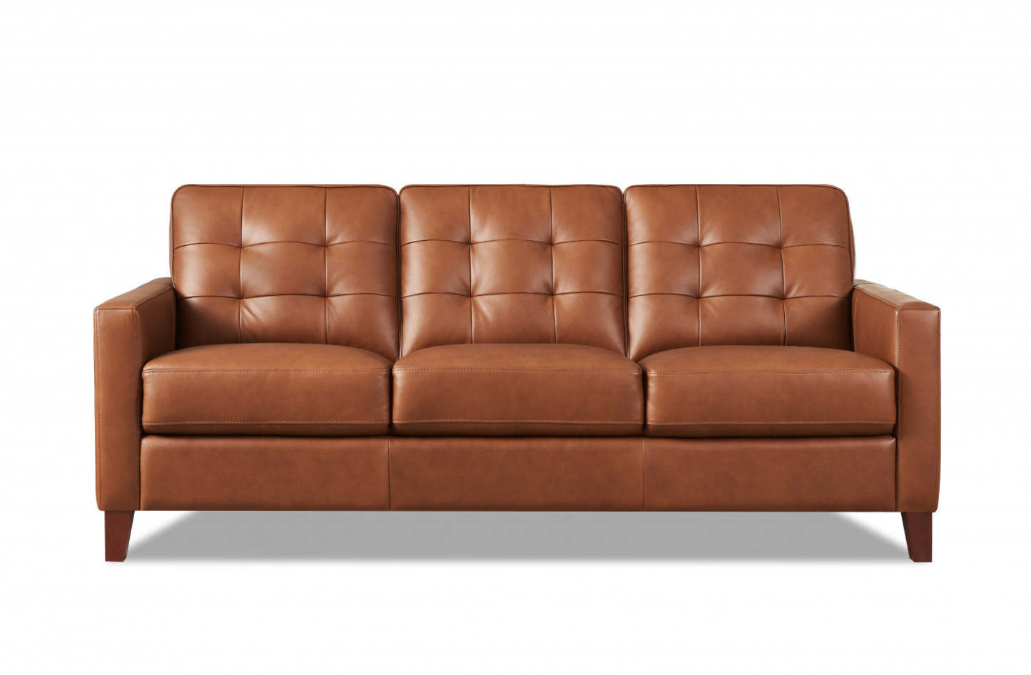 Hydeline Aiden Sofa en cuir – Brun