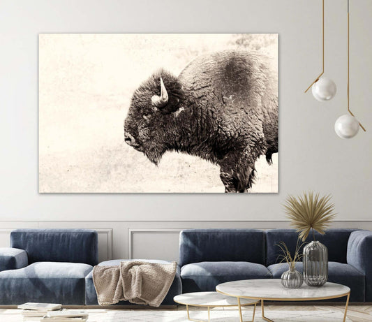 Buffalo Giant Art 72x48 Wall Art|Œuvre d’art murale Giant Art « Buffalo » 72 x 48