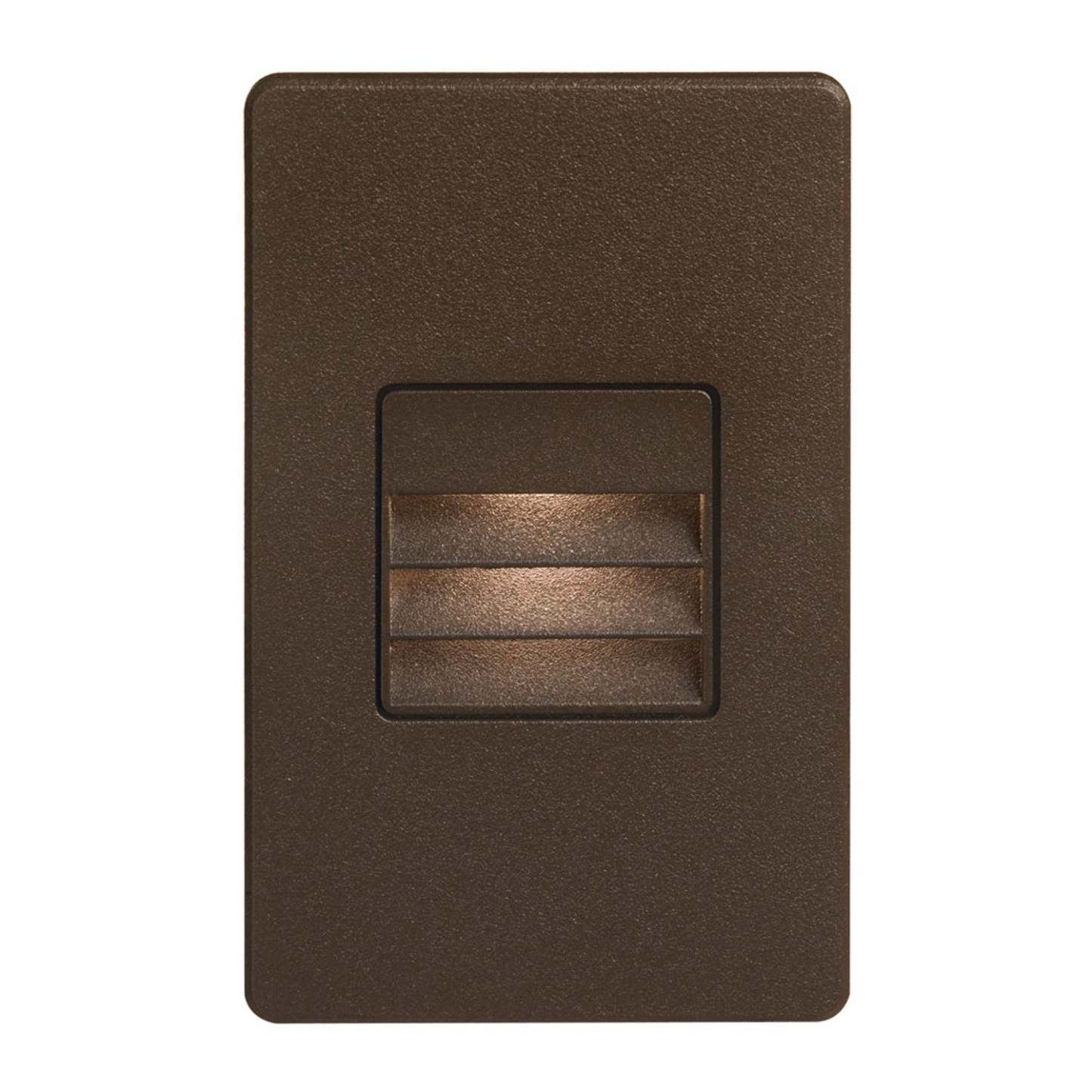 Dainolite Bella LED Step/Wall Light 3.3w Bronze With Louver Lamp|Lampe d'escalier et murale Bella de Dainolite avec persienne, fini bronze et ampoule à DEL de 3,3 W