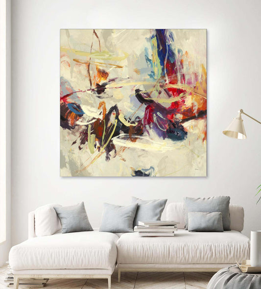 Positive Energy Iii Giant Art 72x72 Wall Art|Œuvre d’art murale Giant Art « Positive Energy Iii » 72 x 72