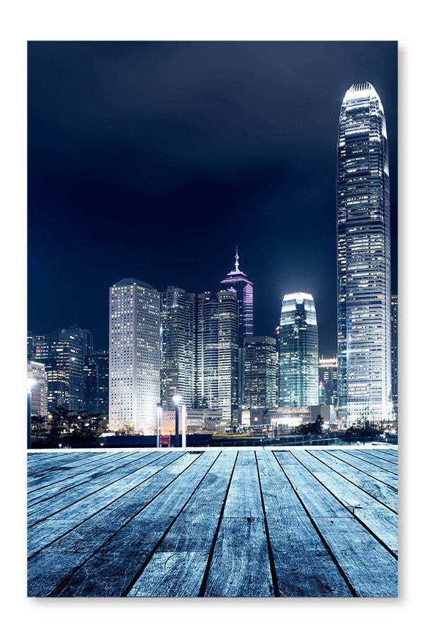 Hong Kong 28x42 Cadre d’art mural et panneau de tissu| Hong Kong 28 po x 42 po : Cadre d'art mural et panneau de tissu|D44GWE99