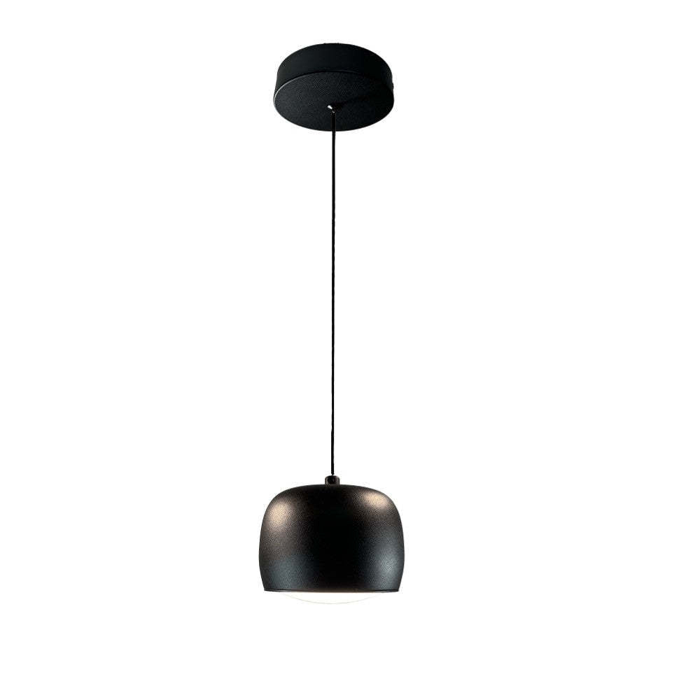 Luminaire suspendu de la collection Onyx avec lampe à DEL intégrée - noir
