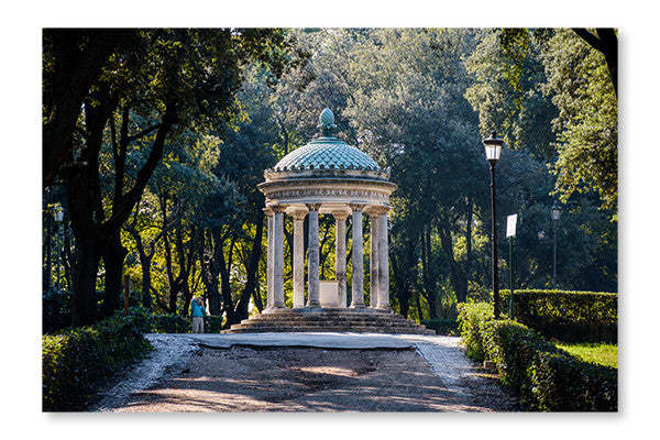 Villa Borghese 28x42 Wall Art Frame And Fabric Panel| Villa Borghese 28 po x 42 po : Cadre d'art mural et panneau de tissu|D44GE8MO