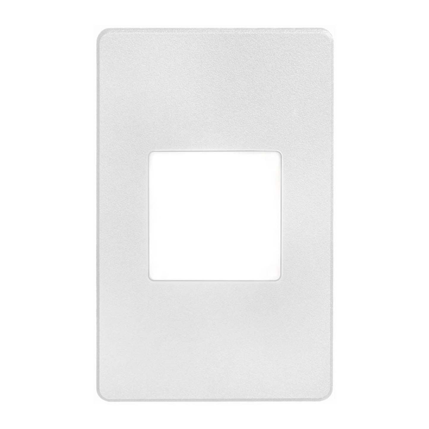 Dainolite Bella LED Step/Wall Light 3.3w Blanc Avec Lampe à Lentille Blanche|Lampe d'escalier et murale Bella de Dainolite avec fini blanc, ampoule à DEL de 3,3 W et lentille blanche