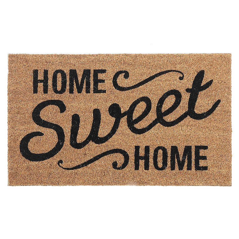 Paillasson en fibre de coco Home Sweet Home Tapis de sol|Paillasson en fibre de coco « Home Sweet Home »