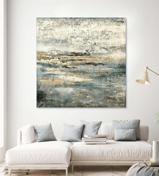 Œuvre d'art murale géante « Maui Mystery » 54 x 54