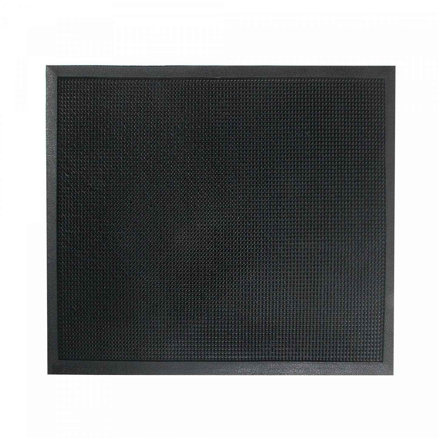 Tapis de sol noir robuste à épingles en caoutchouc|Rubber Pin Heavy Duty Black Floormat