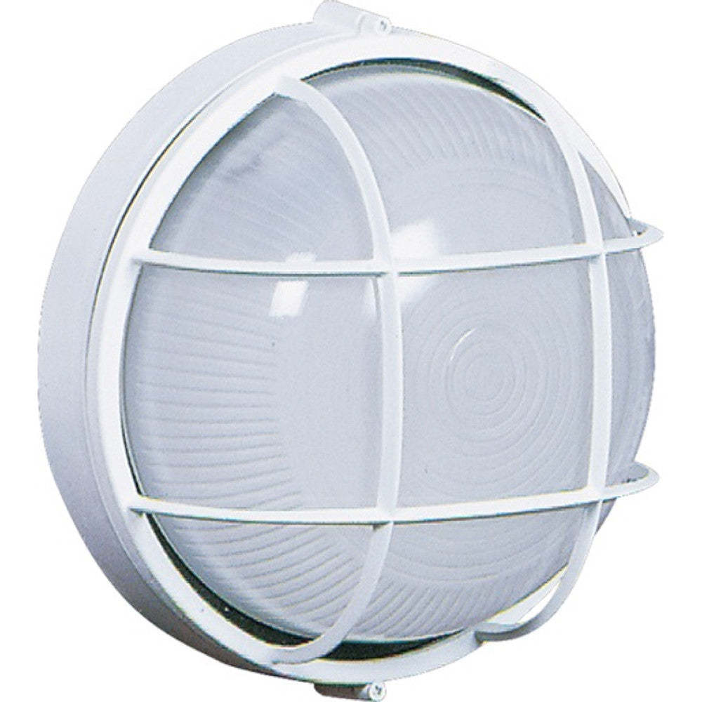 Marine 1-Light White Outdoor Wall Light III | Applique murale III Marine blanche à 1 ampoule pour l'extérieur | D06H341O