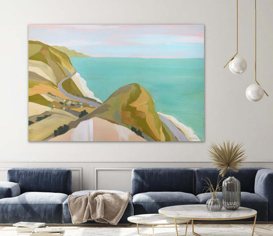 Œuvre d'art murale géante « Big Sycamore Canyon » 72 x 48