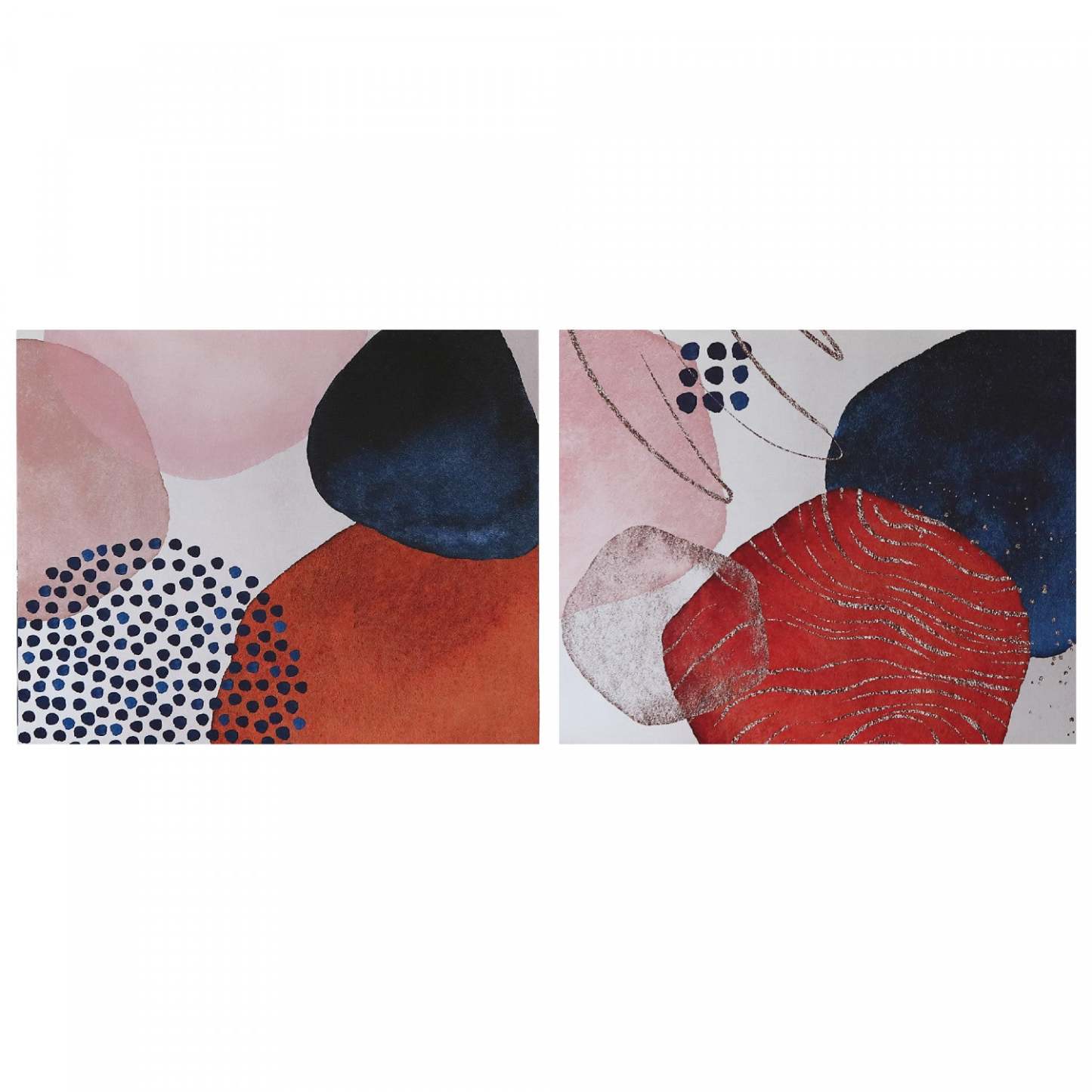 Canvas Wall Art Unearth - Set of 2 Wall Decor|Œuvre d'art murale sur toile « Unearth » - ensemble de 2 décorations murales