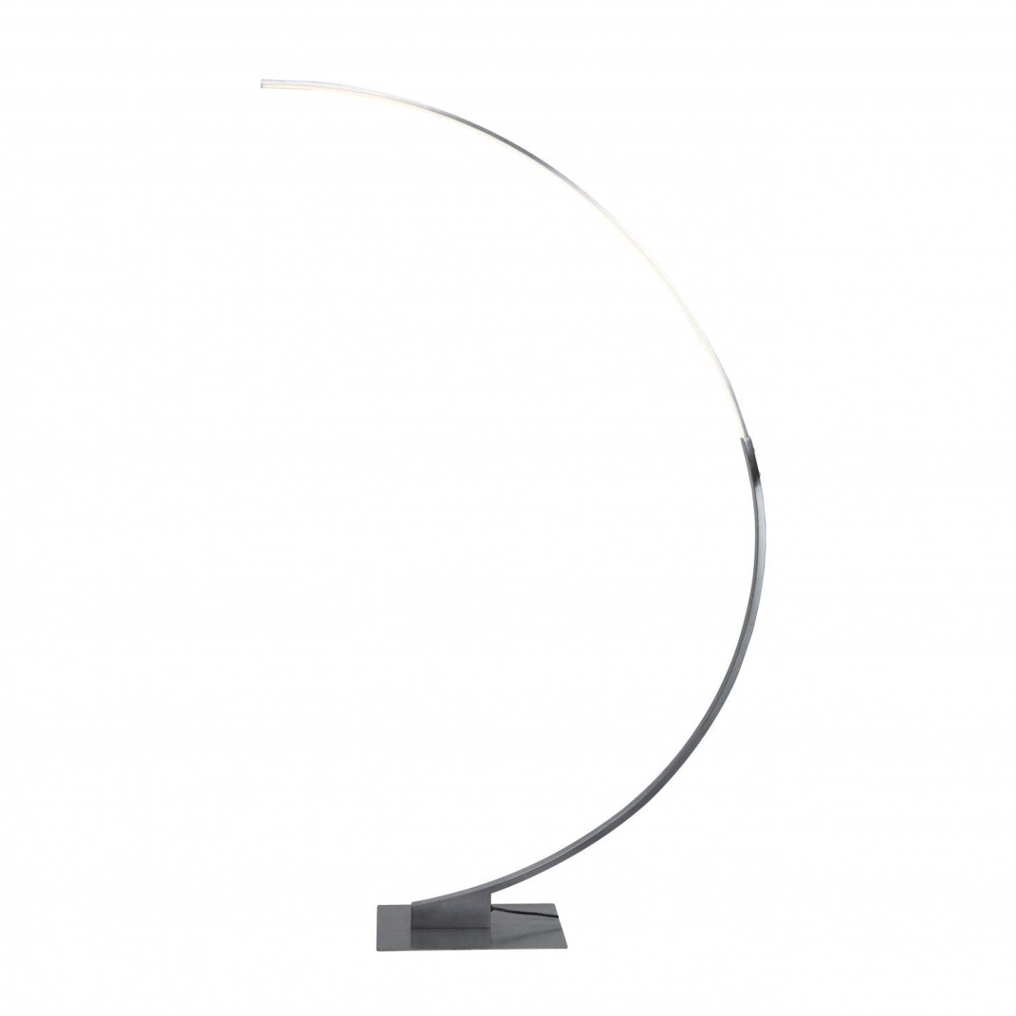 Lampadaire LED Cortina 25 W Argent | Lampe à pied Cortina argentée à DEL de 25 W | D06HMPTU