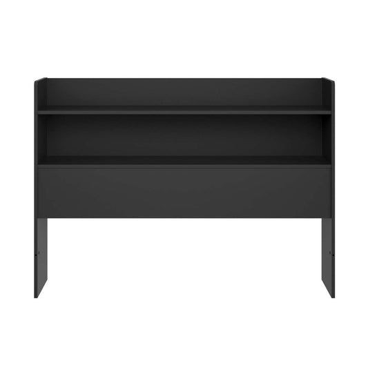 Nordika Hunter Bookcase Full Headboard - Black|Tête de lit bibliothèque Hunter Nordika - noire