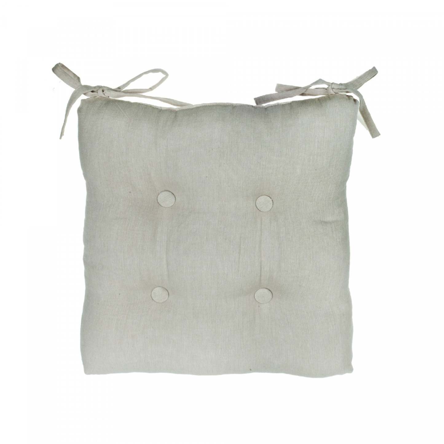 Coussin de chaise naturel - Lot de 2|Coussin de chaise beige - ensemble de 2