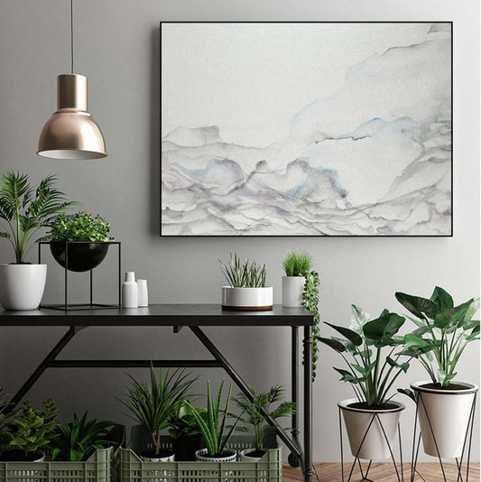 Œuvre d’art murale sur toile encadrée noire « Gentle Maturity » 32 x 24