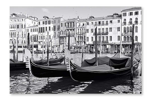 Vue du Grand Canal depuis le pont du Rialto : cadre et panneau en tissu 16 x 24 po | Vue du Grand Canal depuis le pont du Rialto : cadre et panneau en tissu 16 x 24 po | D44GSD1C