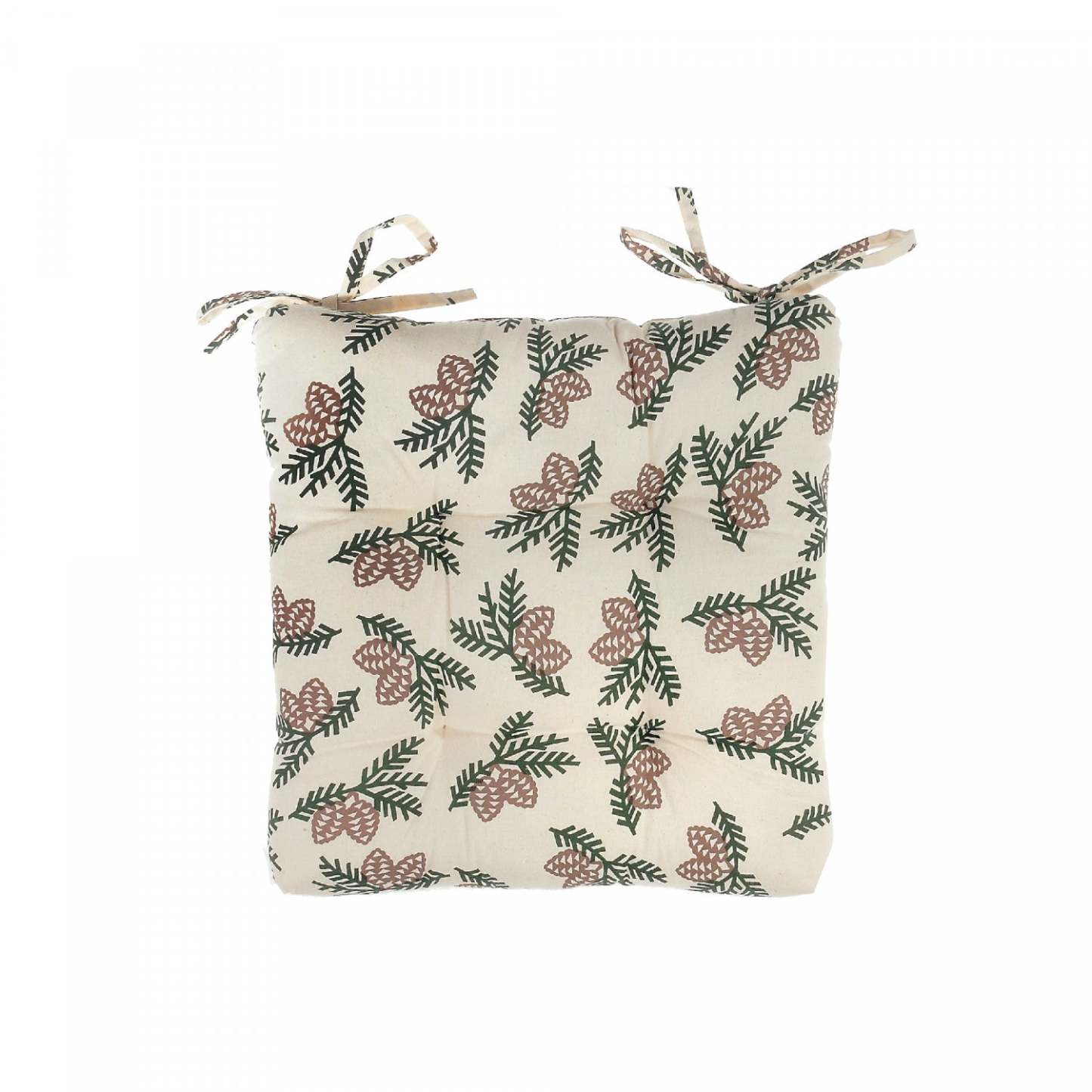 Coussin de chaise orné de pommes de pin|Chair Pad Pinecone Chair pad