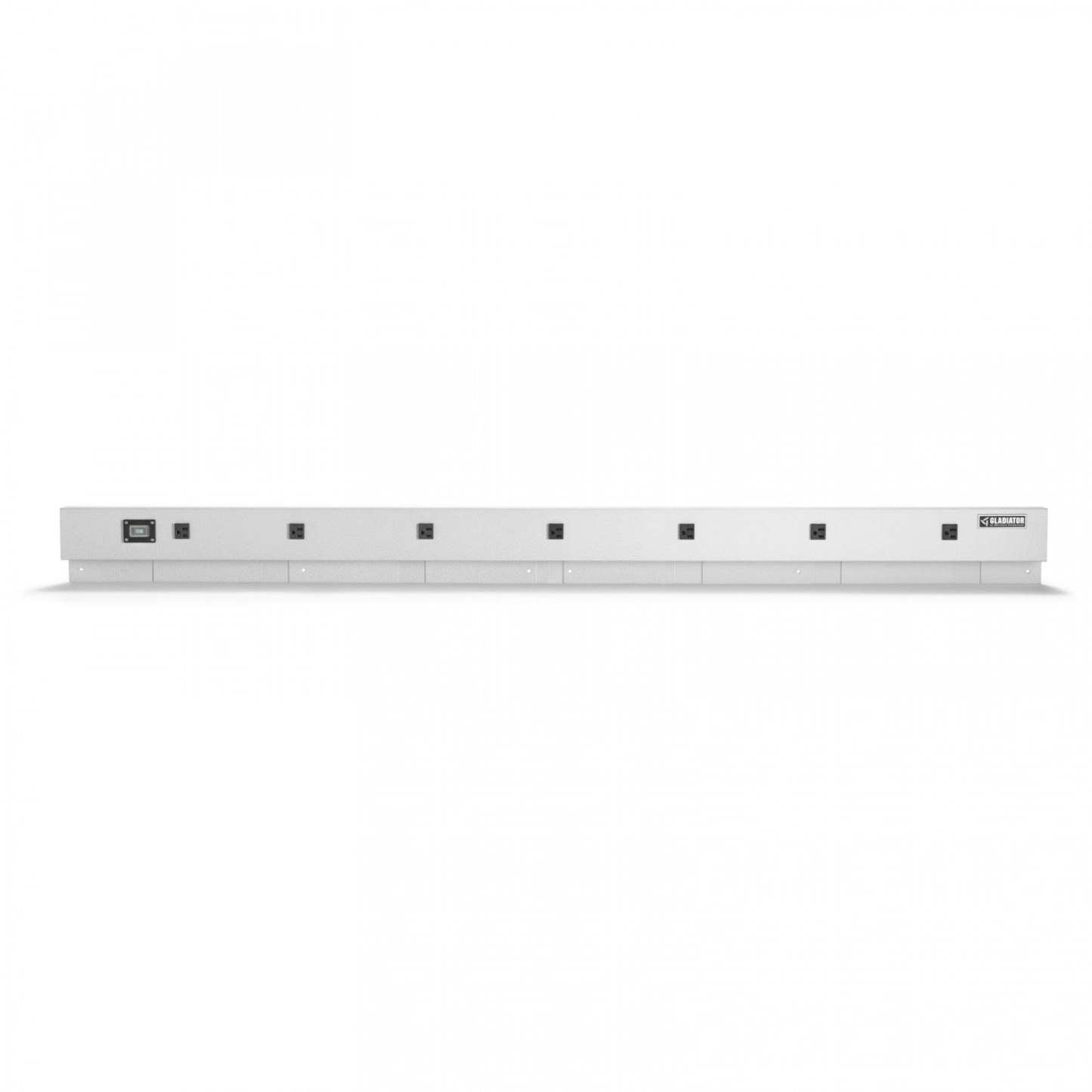 Gladiator 6' Wide 9-Outlet Workbench Powerstrip - Hammered White|Multiprise de 6 po de largeur à 9 prises pour l'établi de Gladiator - blanc martelé
