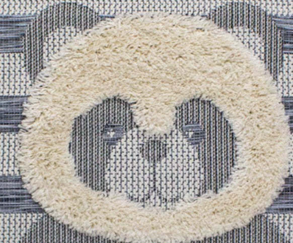 Kids Panda Area Rug - 5'3 x 7'7|Carpette à motif de panda pour enfants - 5 pi 3 po x 7 pi 7 po