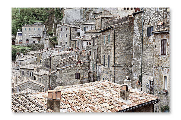 Sorano 28x42 Cadre d’art mural et panneau de tissu| Sorano 28 po x 42 po : Cadre d'art mural et panneau de tissu|D44G34QI