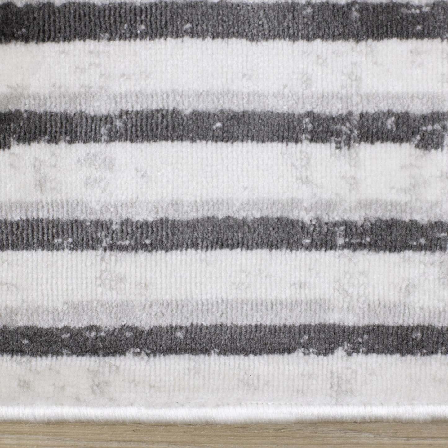 Tapis à motifs de lignes de tressage multicolore lavable à la machine - 7 pi 10 po x 10 pi 6 po