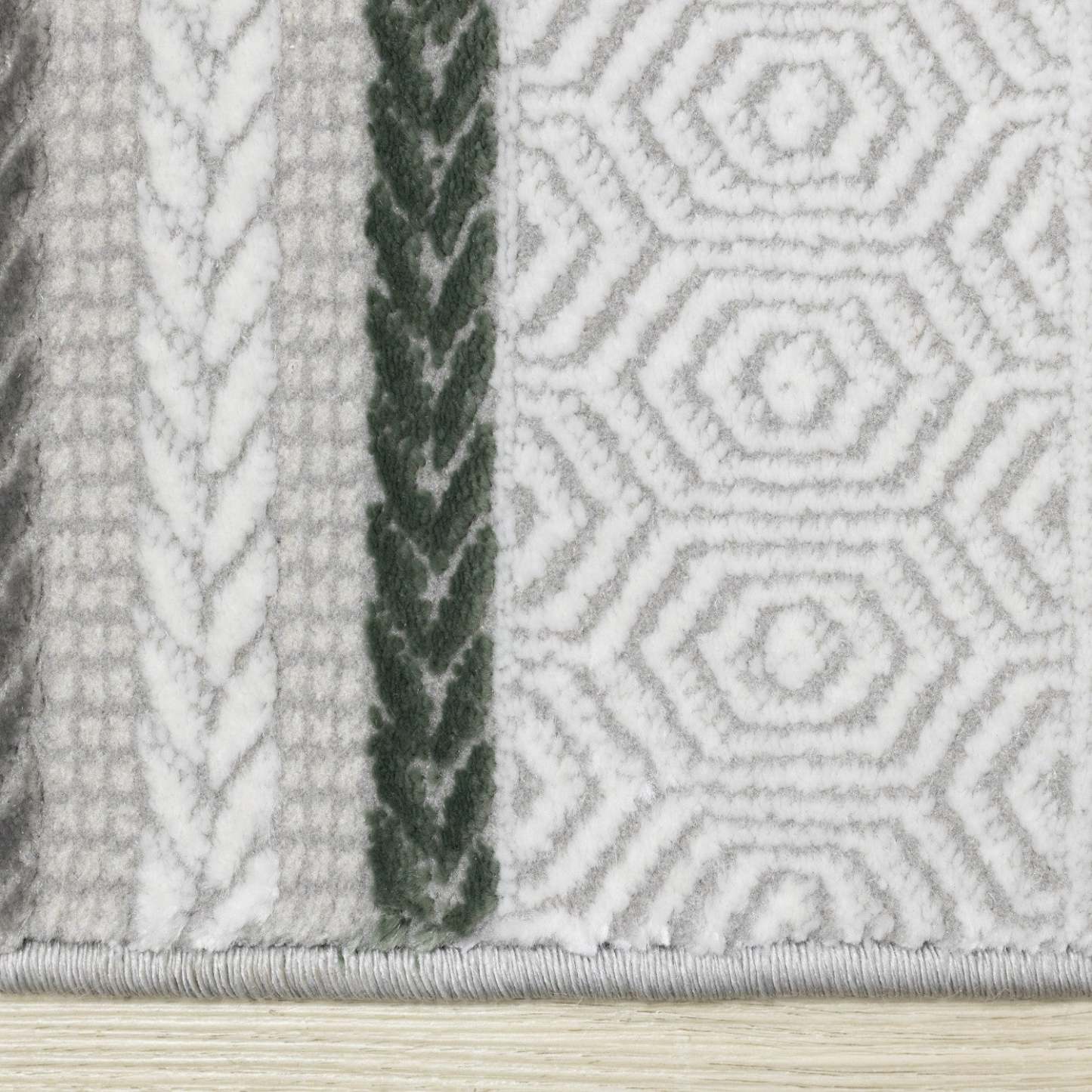 Tapis rayé multicolore London - 7'10 x 10'6|Carpette London à rayures multicolores - 7 pi 10 po x 10 pi 6 po