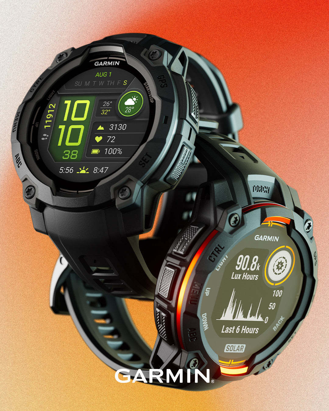 Garmin Instinct 3 Amoled Smartwatch 45 Mm - Spécifications Militaires Robustes 810, Boussole, Altimètre Barométrique | Montre Connectée Garmin Instinct 3 Amoled 45 Mm - Spécifications Militaires Robustes 810, Boussole,