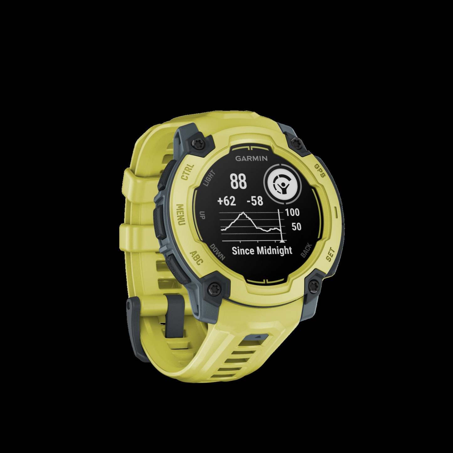 Montre connectée Garmin Instinct E Supertough 45 mm - Spécifications militaires 810, GPS, Boussole, Altimètre barométrique