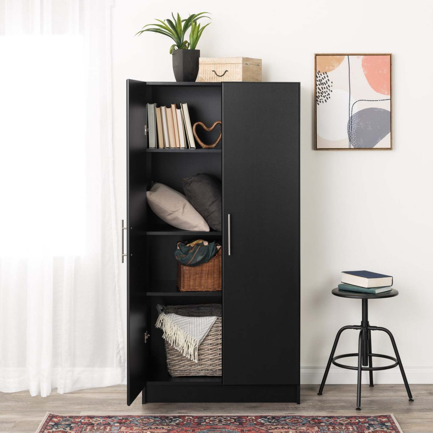 Elite 32 Storage Cabinet - Noir|Armoire de rangement Elite 32 po - noire