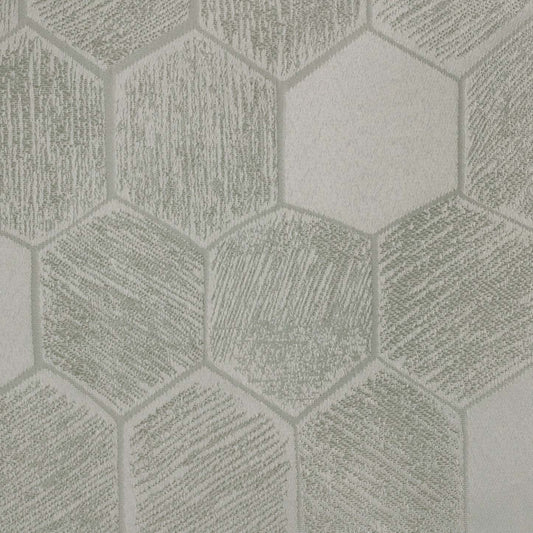 Habitat Honeycomb Silver Light Filtering Grommet Curtain Panel - 52 x 84|Panneau de rideau filtrant la lumière à œillets Nid d'abeilles argenté d'Habitat - 52 x 84