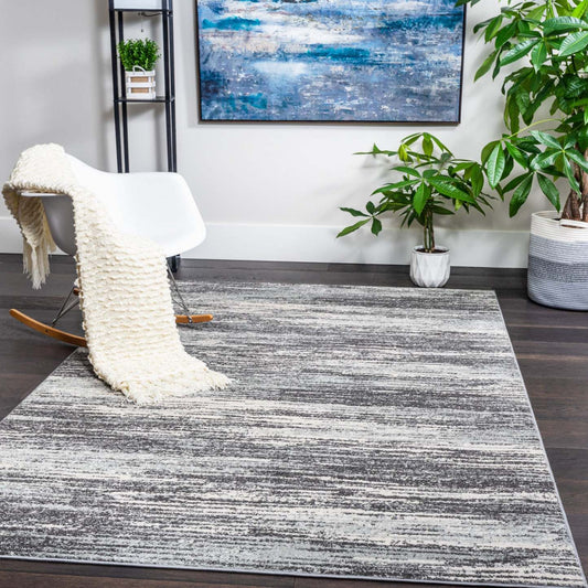 Tapis Roma Waves Gris 4x6 | Carpette Roma Waves grise 4 x 6 | D80GA0LZ