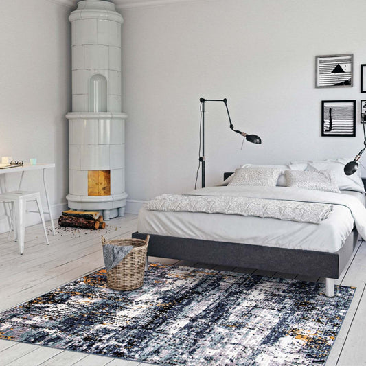 Tapis Paloma Marble Bleu - 120 x 180 cm | Tapis Paloma Marble Bleu - 120 x 180 cm | D86F8KMM