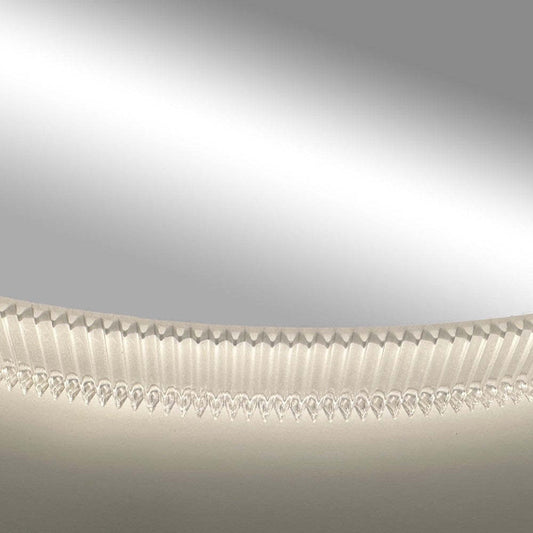 Miroir LED Collection Reflections - Argent|Miroir rectangulaire de la collection Reflections éclairé à DEL - argenté