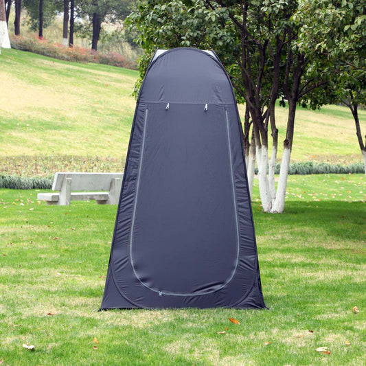 Outsunny Tente de Douche Pop Up, Vestiaire Intime Extérieur, Noir|Outsunny Pop Up Shower Tent, Outdoor Privacy Changing Dressing Room, Black