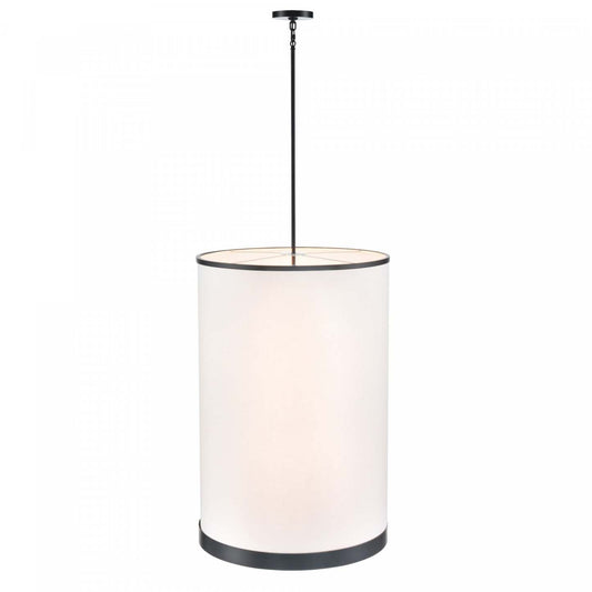 Lustre A 8 lampes High Street, Noir