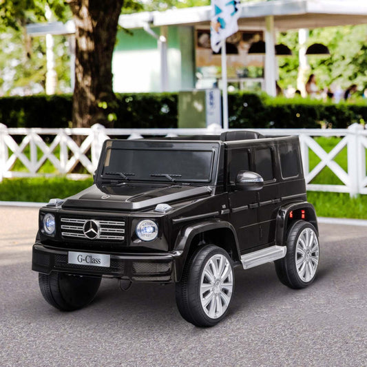 Aosom Compatible 12v Batterie Alimentée Voiture Électrique Pour Enfants Mercedes Benz G500 Jouet Avec Télécommande | Aosom Jouet Électrique Mercedes Benz G500 Pour Enfants À Piles 12v Compatible Avec Télécommande Pare