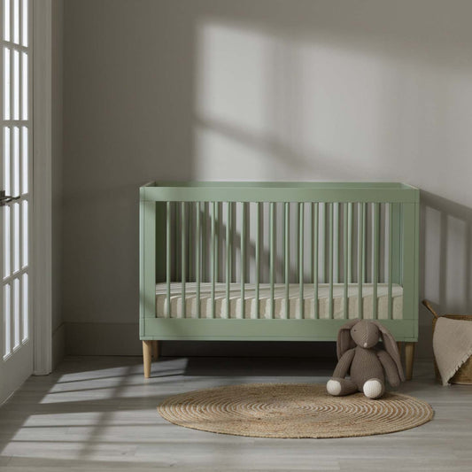 Cotton Candy 3-in-1 Convertible Crib - Sage Green | Cotton Candy Lit De Bebe Convertible 3 En 1 - Vert Sauge