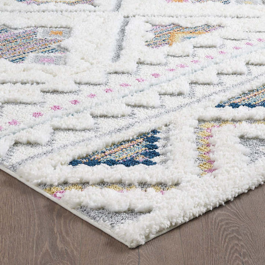 Tapis à poils longs Lola Boho - 6'7 x 9'6|Carpette à poil long Lola bohème - 6 pi 7 po x 9 pi 6 po