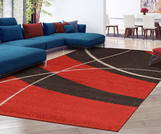 Carson Red Area Rug - 7'10 x 10'2|Carpette Carson rouge - 7 pi 10 pox 10 pi 2 po| D2AQWOI4