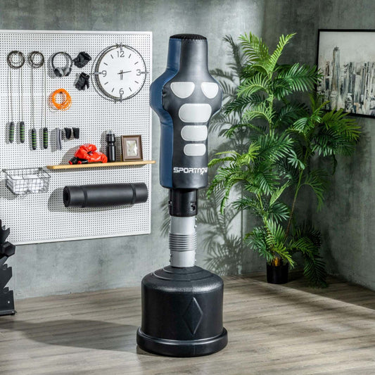 Soozier Sac de frappe autonome avec base remplissable pour utilisation à domicile