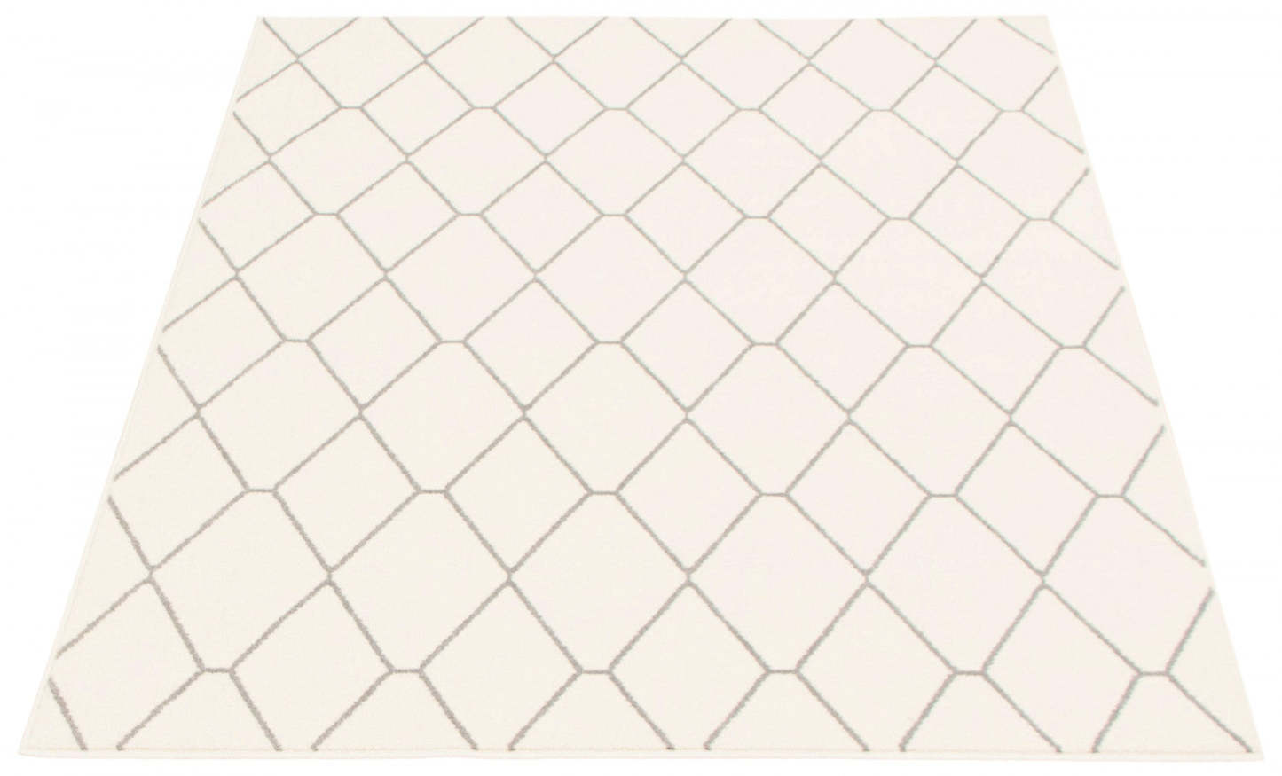 Tapis August blanc-gris 6'7 x 9'6 | D86FYI62