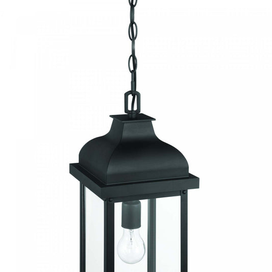 Madrid 1 Light Outdoor Pendant, Black Lamp | Suspension D’exterieur Madrid A 1 lampe, Noire