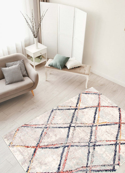 Tapis Makondo Abstract Ivoire - 201 x 290 cm | D29EJSW2