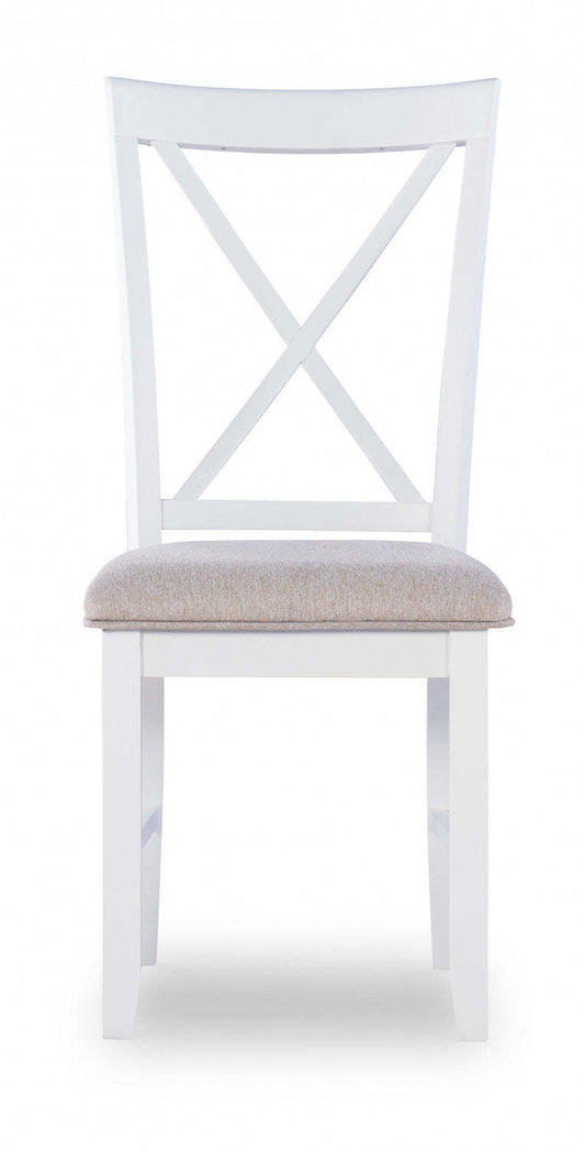 Jane Fabric Brown Dining Chair - Ensemble de 2|Chaise de salle à manger Jane en tissu brun - ensemble de 2