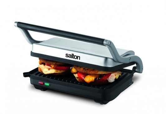Salton Stainless Steel Panini Grill - SG1263|Presse-Panini Salton en acier inoxydable - SG1263