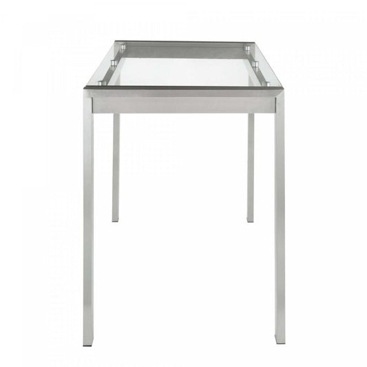 LumiSource Fuji Glass Contemporary Counter-Height Dining Table|Table de salle à manger contemporaine Fuji de hauteur comptoir en verre