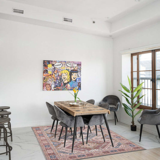 Carpette Samia beige 7 pi 10 po x 10 pi 0 po