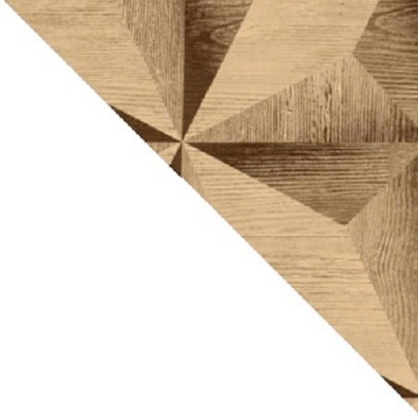 Manhattan Comfort Liberty Mid-Century Modern Nightstand with 2 Full Extension Drawers - White & Brown|Table de nuit Liberty de Manhattan Comfort de style moderne du milieu du 20e siècle avec 2 tiroirs à extension complète - blanche et brune